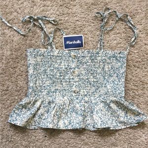 Paper Crane Spaghetti Strap Top